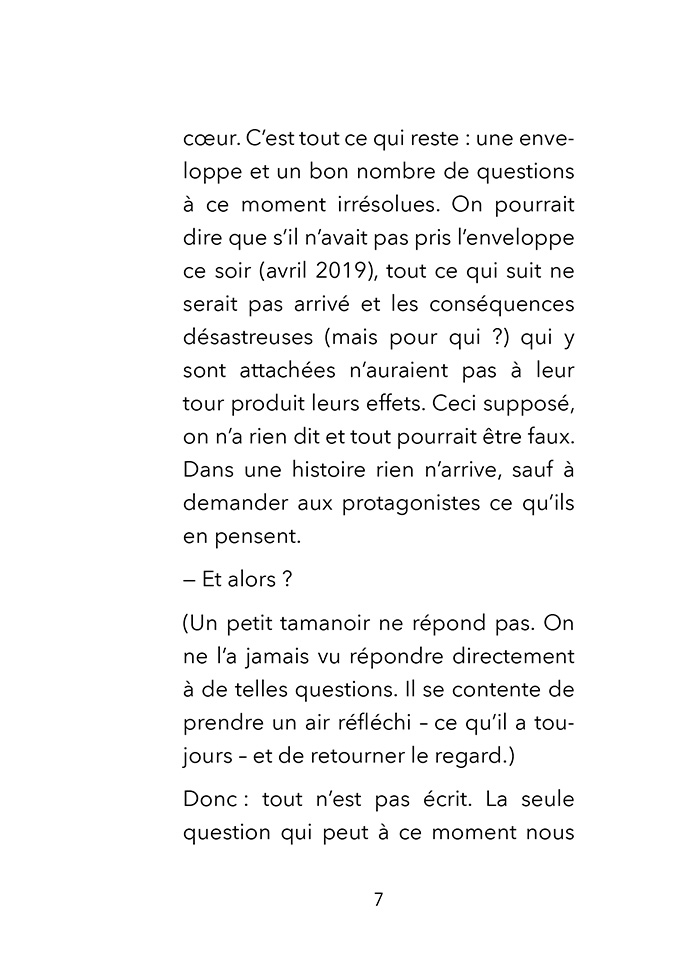 Bruno Pellier, Et la lettre lointaine, 2023